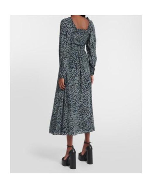Altuzarra Gray Lillian Printed Silk Midi Dress