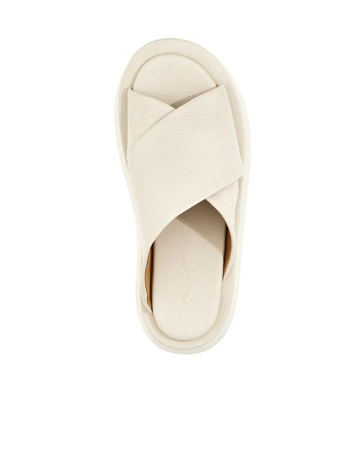 Marsèll White Marsèll Chunky Platform Slip-On Sandals