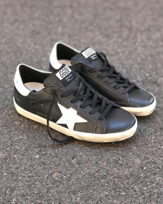Golden Goose Deluxe Brand Gray Super-Star Low-Top Sneakers