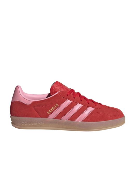 Adidas Originals Red Gazelle Indoor Low-Top Sneakers