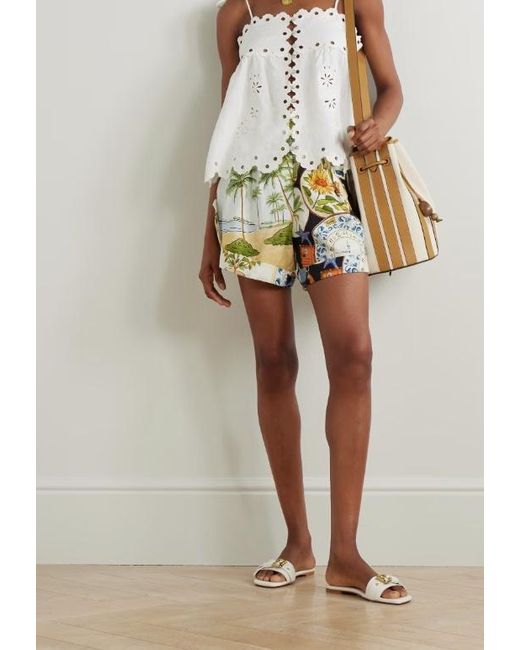 Farm Rio Multicolor Patterned Shorts