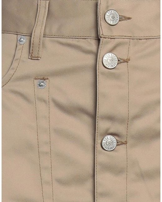 DIESEL Natural Solid-Colored Flare Skirt