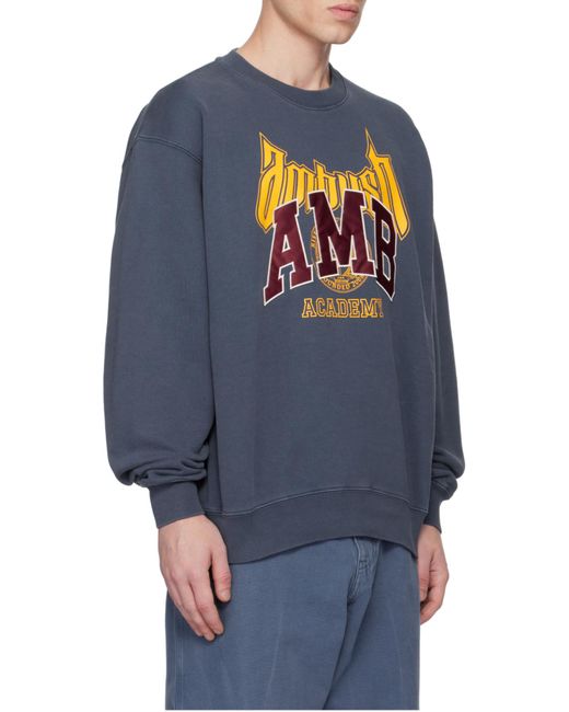 Ambush Blue Graphic Sweatshirt for men