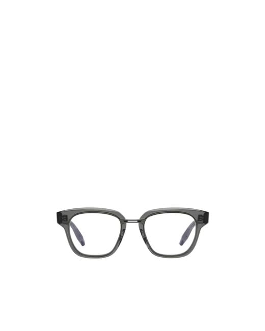 Akoni White Full-Rimmed Plano Lenses for men