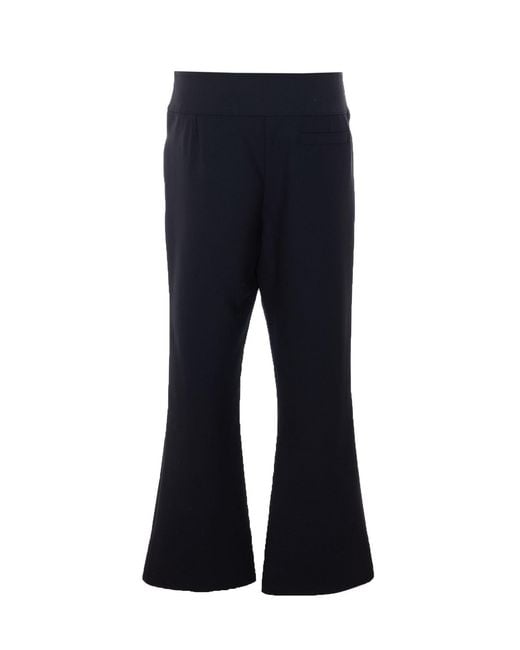 Courreges Blue Courrèges Heritage Cropped Bootcut Pants
