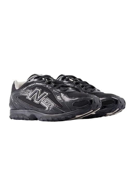 New Balance Black 204L Lace-Up Sneakers for men
