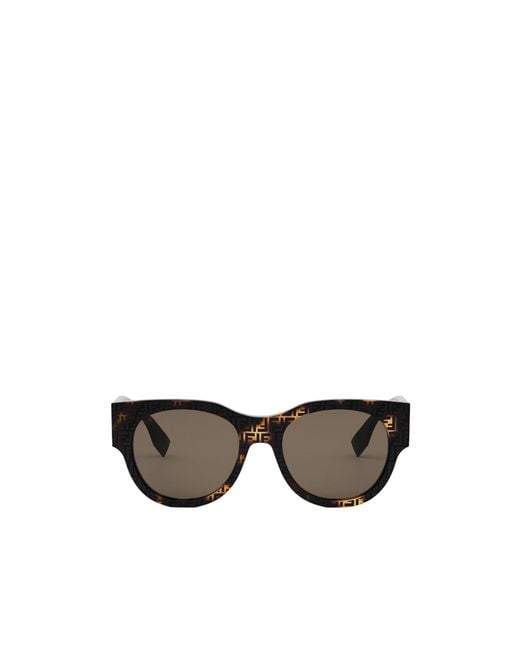 Fendi Multicolor Eyewear Round Frame Sunglasses