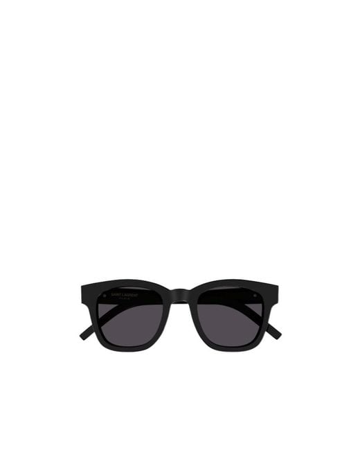 Saint Laurent Black Eyewear Square Frame Sunglasses for men