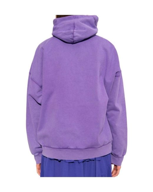 Balenciaga Purple Unity Logo Hoodie