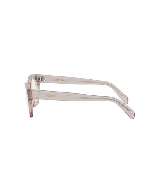 Céline White Full-Frame Plain Glasses