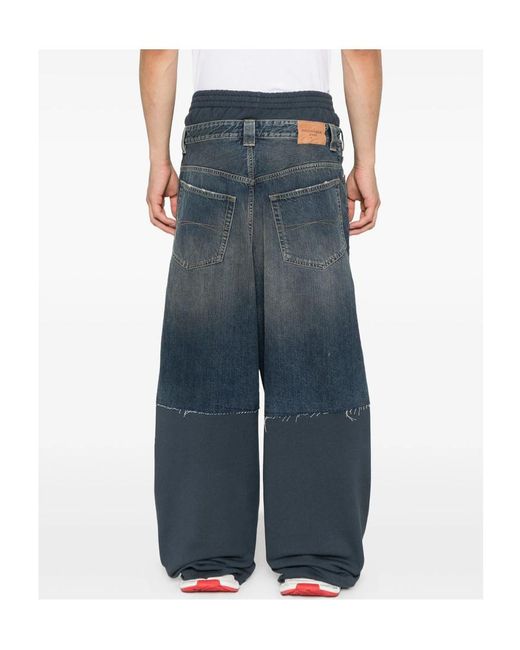 Balenciaga Blue Insert Joggers Jeans for men