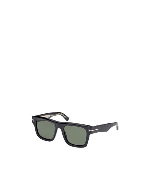 Tom Ford Gray Square-Frame Sunglasses for men
