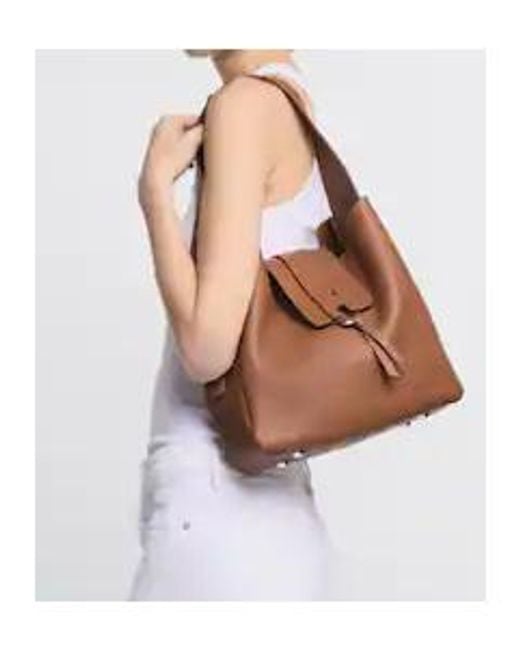 Hogan Brown Trend Hobo Shoulder Bag