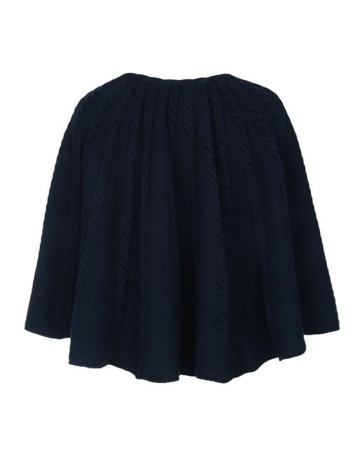 Dior Blue Braided Cloak