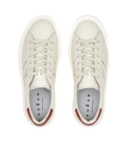Hogan White H691 Sneakers for men