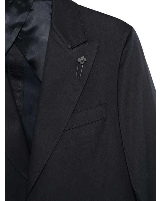 Lardini Blue Single-Breasted Cotton Suit for men