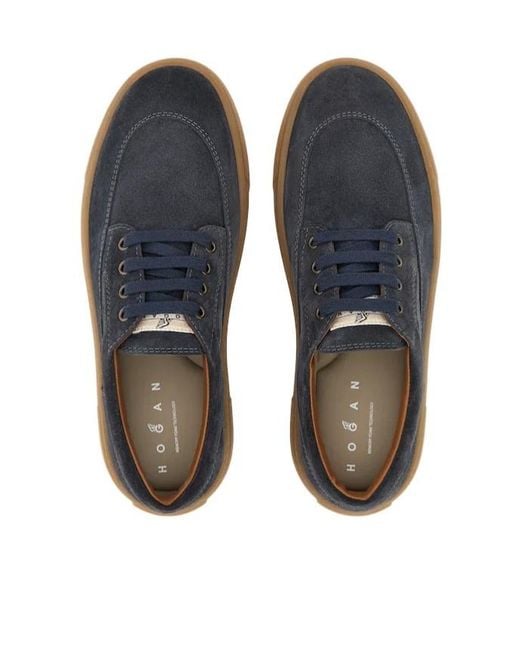 Hogan Blue Sneakers Crosswind for men