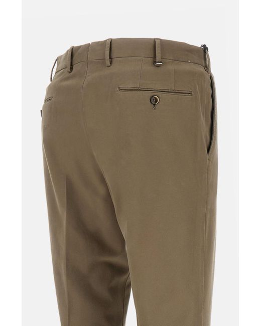 PT01 Gray Mid-Rise Slim-Cut Chinos for men