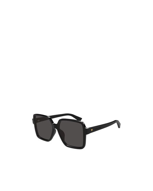 Bottega Veneta Black Eyewear Square Frame Sunglasses