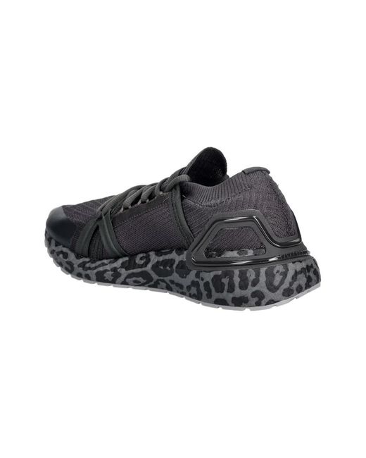 Adidas By Stella McCartney Black Ultraboost 20 Leopard-Print Sneakers