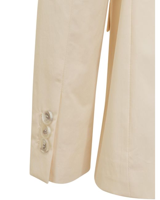 Calvin Klein White Single Breasted Tailored Jacket