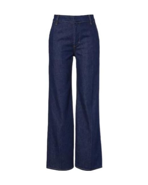 Citizens of Humanity Blue Annina Wide-Leg Jeans