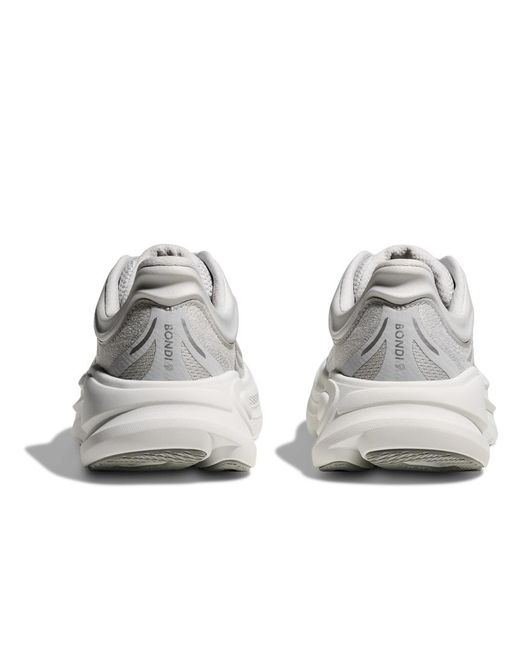 Hoka One One White Bondi 9 Sneakers