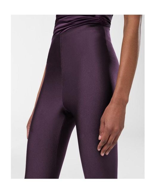 ANDAMANE Purple Holly 80's Leggings