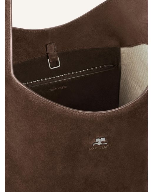 Courreges Brown Courrèges Large Melt Tote Bag
