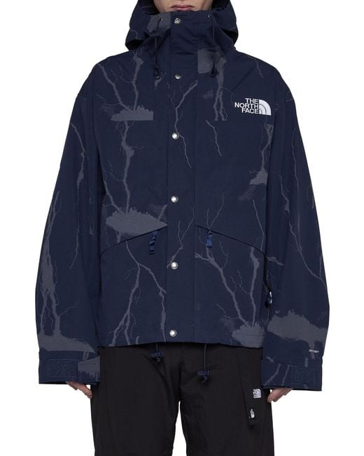 THE NORTH FACE◆NOVELTY MOUNTAIN JACKET_ノベルティーマウンテンジャケット/S/ナイロン/NVY
