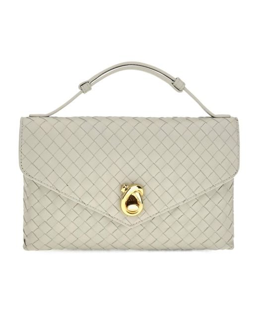 Bottega Veneta Metallic Flap Shoulder Bag