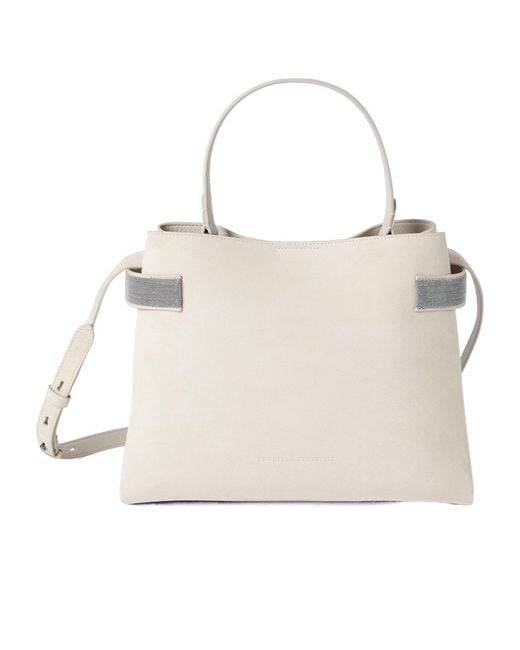 Brunello Cucinelli Natural Essence Shoulder Bag