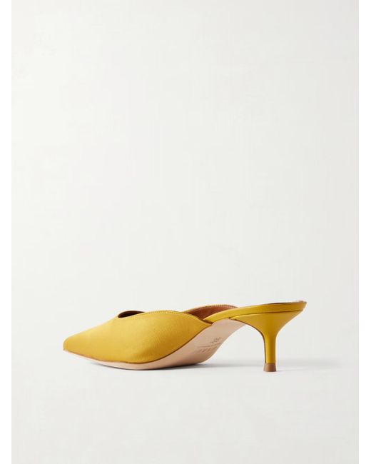 Staud Yellow Sebastian Mules