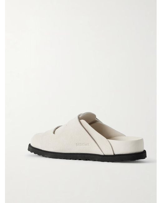 Birkenstock White West Double-Strap Mules