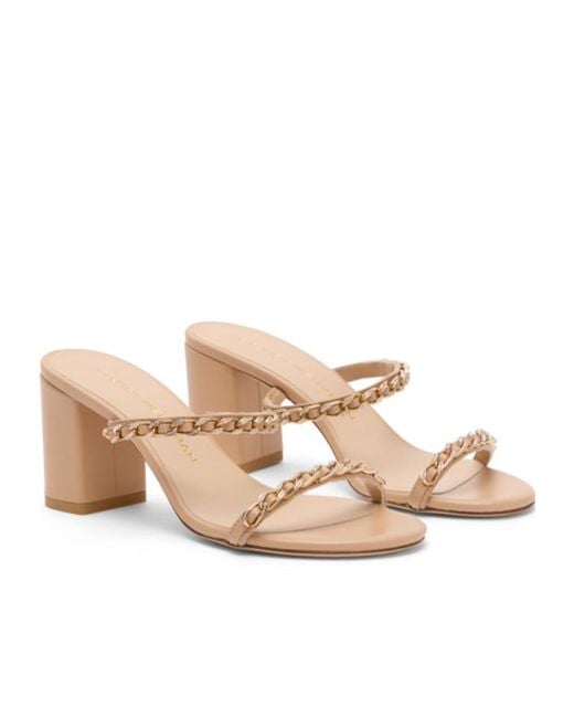 Stuart Weitzman Natural Soluxe Crystal Slide 75