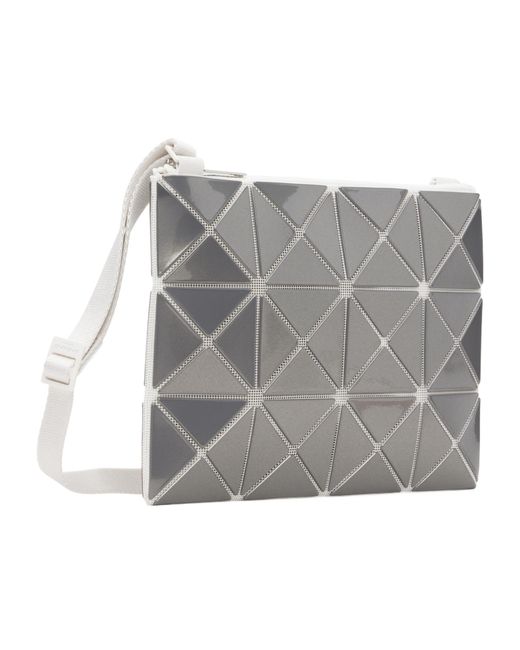 Issey Miyake Gray Single-Shoulder Bag With Adjustable Strap