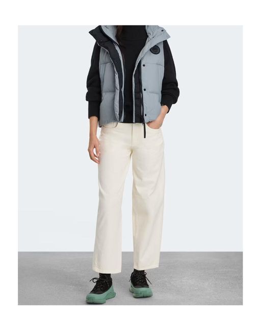 Canada Goose Blue Junction Puffer Vest Label