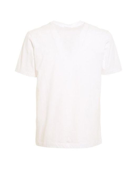 Paul & Shark White Logo Decal T-Shirt for men