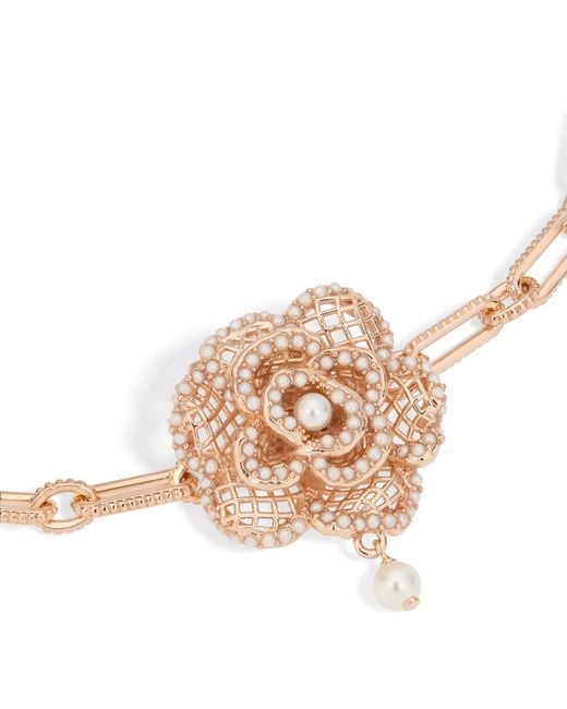 Dior White Lumière De Rose Necklace