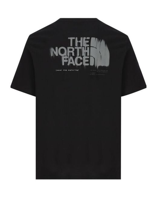 The North Face Black Item O-Neck Short-Sleeved T-Shirt for men