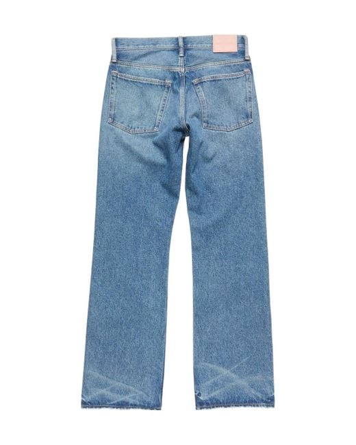 Acne Blue Jeans With Belt Loops for men
