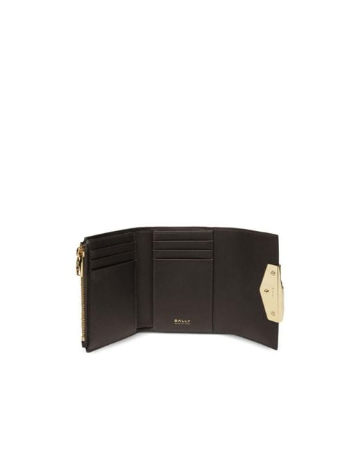 Bally Black Trifold Wallet