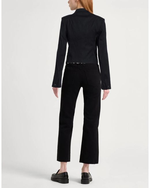 Rag & Bone Blue Double-Breasted Blazer
