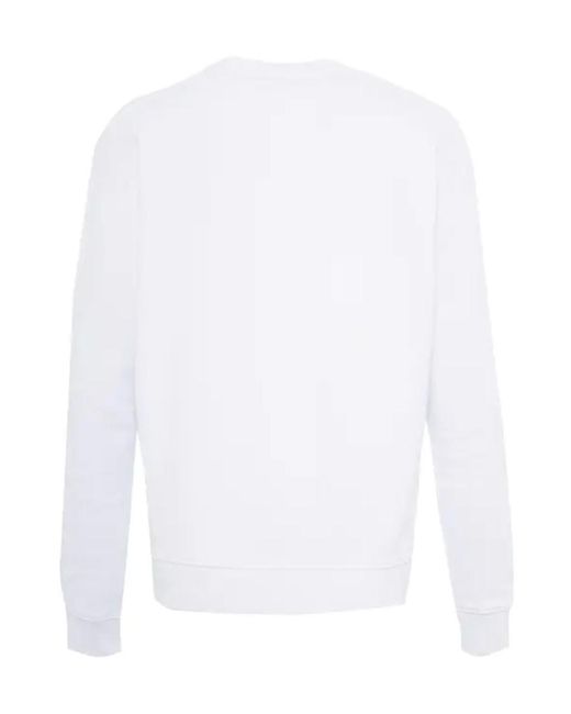 MSGM White Logo Hoodie