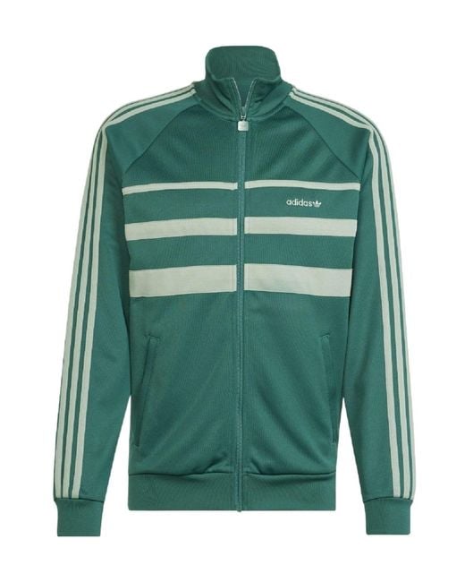 Adidas Originals Green Simple Sports Jacket for men