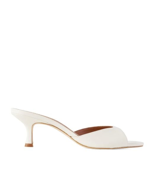 Staud Natural Leather Mules