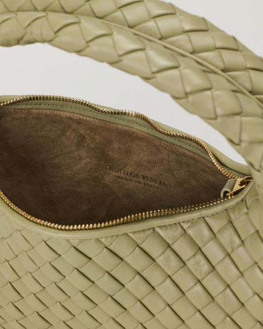 Bottega Veneta Green Woven Handbag