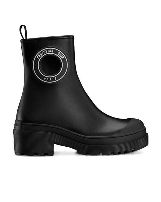 Dior Black Symbol Ankle Boot