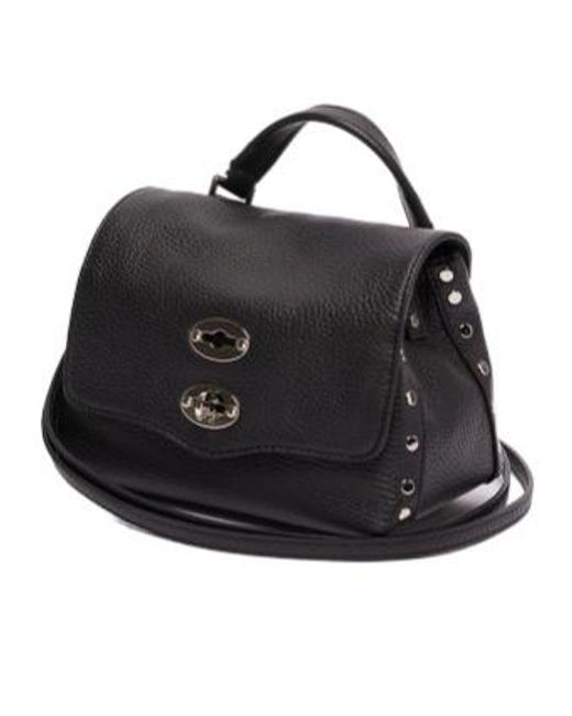 Zanellato Black Logo Shoulder Bag
