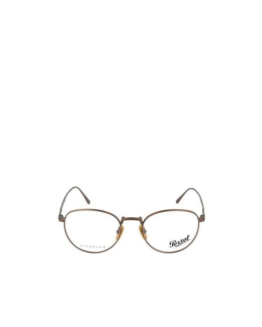 Persol White Logo Flat Mirror for men